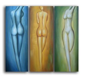 Feminine Forms Canvas Wall Art