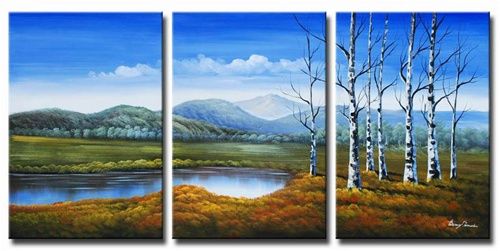 Family of Birch Canvas Wall Art