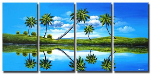 Prehistoric Palms Canvas Wall Art