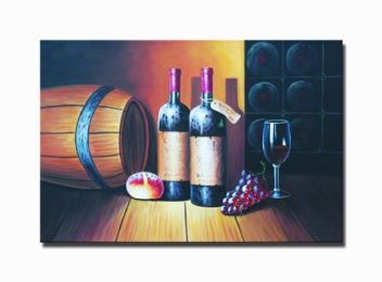 Wine Cellar I Canvas Wall Art