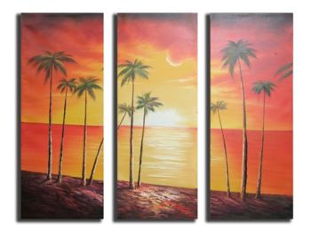 Coconut Grove Canvas Wall Art