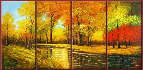 Autumnal Shades Canvas Wall Art