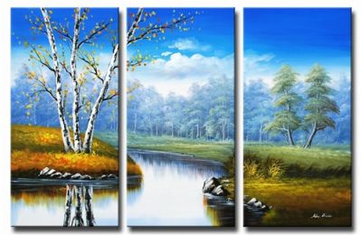 Meadow Brook Canvas Wall Art