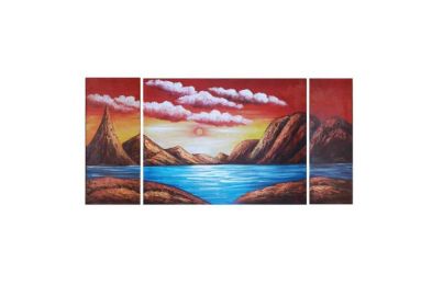 Fire on the Mountains Canvas Wall Art