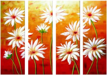 Virtue of the Daisy Canvas Wall Art