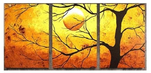 Tree Silhouette Canvas Wall Art