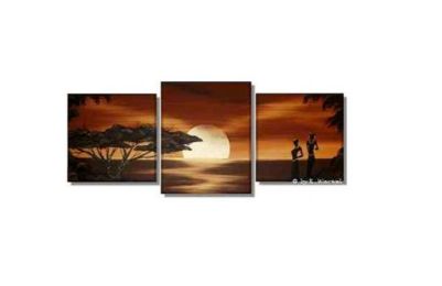 Full Moon on the Rise Canvas Wall Art