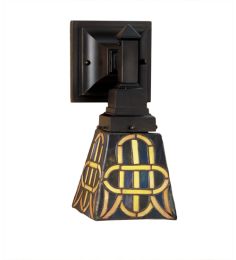 5"W KNOTWORK MISSION 1 LT WALL SCONCE.609