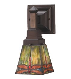 5"W Prairie Dragonfly Wall Sconce