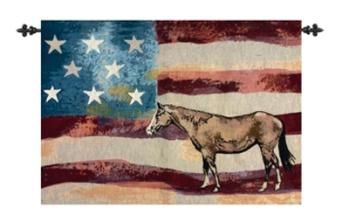 American Horse Fine Art Tapestry