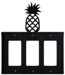 Pineapple - Triple GFI Cover