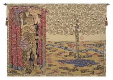 The Knight with the Tree of Life Italian Tapestry