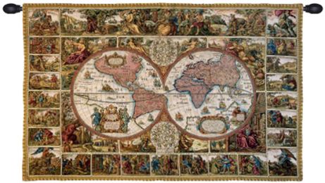 Mappemonde French Tapestry