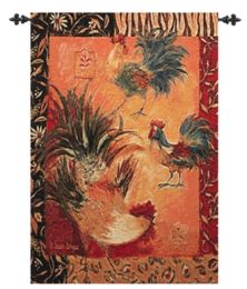 Safari Rooster Fine Art Tapestry