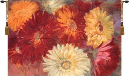 Gerberas Fine Art Tapestry