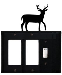 Deer - Double GFI and Single Switch Cover