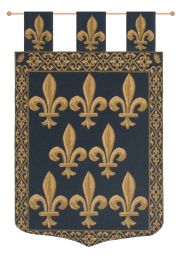 Fleur De Lys With Loops European Tapestry