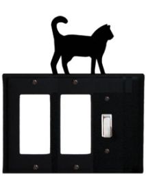 Cat - Double GFI and Single Switch Cover