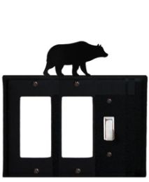 Bear - Double GFI and Single Switch Cover