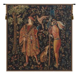 Falconer Mille Fleure Belgian Tapestry Wall Art