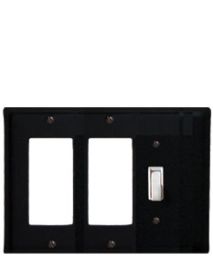 Plain - Double GFI and Single Switch Cover