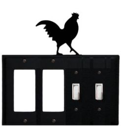 Rooster - Double GFI and Double Switch Cover