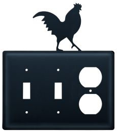 Rooster - Double Switch & Single Outlet Cover