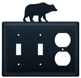 BEAR - Double Switch & Single Outlet Cover