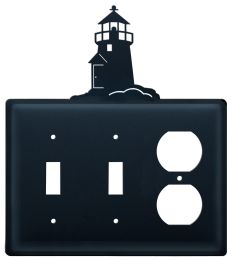 Lighthouse - Double Switch & Single Outlet Cover