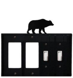 Bear - Double GFI and Double Switch Cover