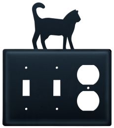 Cat - Double Switch & Single Outlet Cover