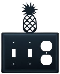 Pineapple - Double Switch & Single Outlet Cover