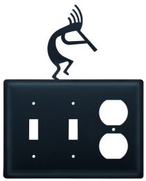 Kokopelli - Double Switch & Single Outlet Cover