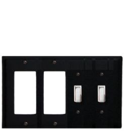 Plain - Double GFI and Double Switch Cover