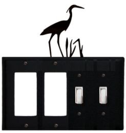 Heron - Double GFI and Double Switch Cover