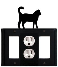 Cat - Single GFI, Outlet and GFI Cover