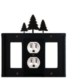 Pine Trees - Single GFI, Outlet and GFI Cover