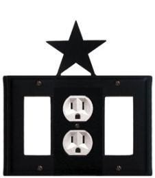 Star - Single GFI, Outlet and GFI Cover