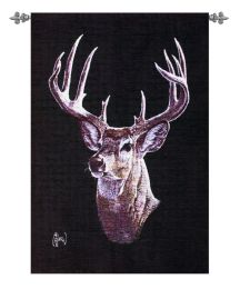 The Moonlight Buck Fine Art Tapestry