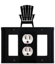 Adirondack - Single GFI, Outlet and GFI Cover