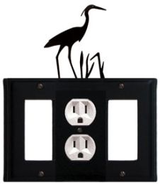 Heron - Single GFI, Outlet and GFI Cover