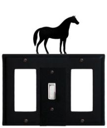 Horse - Single GFI, Switch and GFI Cover