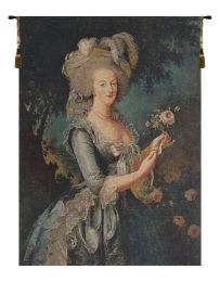 Marie Antoinette with Rose European Tapestry