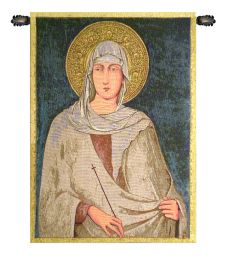 Santa Chiara St. Clare Italian Wall Hanging