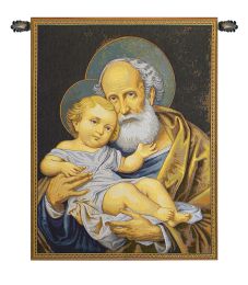 San Giuseppe St. Joseph Italian Tapestry