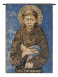 St. Francis From Assisi Italian Tapestry