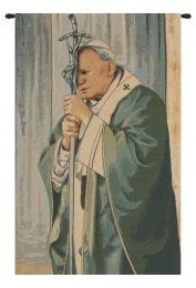 Pope John Paul II  Italian Tapestry