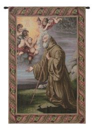 Saint Frances from Paola Italian Tapestry