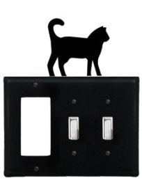 Cat - Single GFI and Double Switch Cover