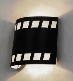 9"W Tinseltown Filmstrip Wall Sconce